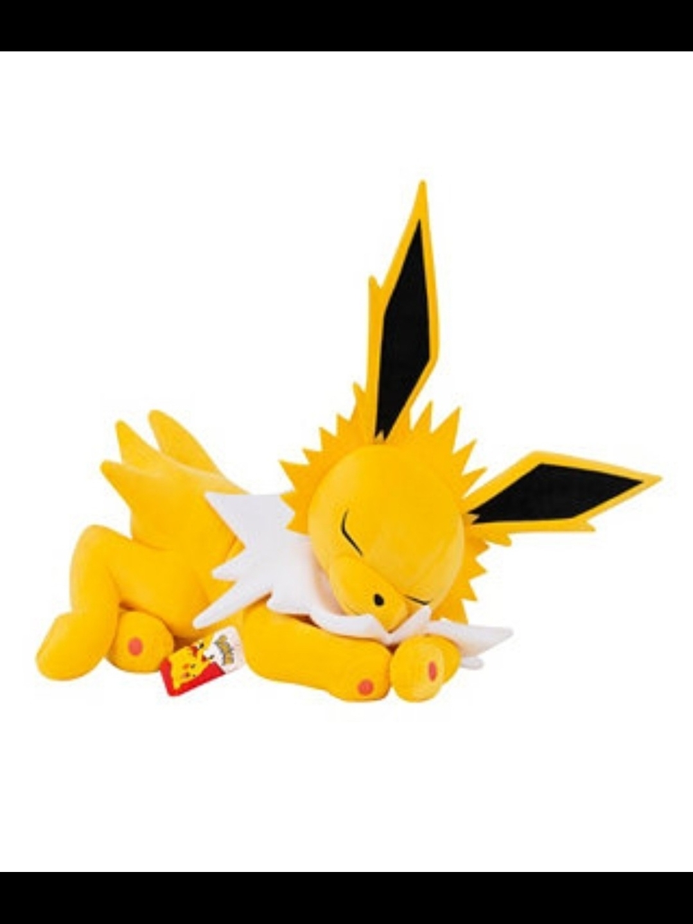 Pokemon Bright Yellow & White Jolteon Plush 18" - Picture 5 of 6